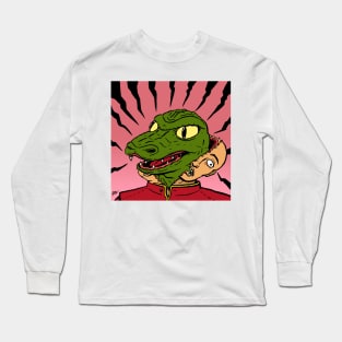 Reptile Alien Invasion Long Sleeve T-Shirt